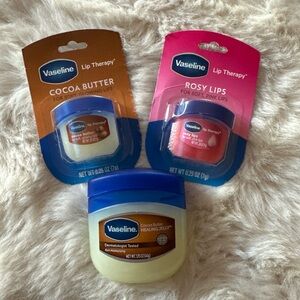 Vaseline Lip Therapy Set - Cocoa Butter and Rosy Lips